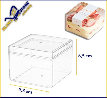 علبة اكريليك مربع